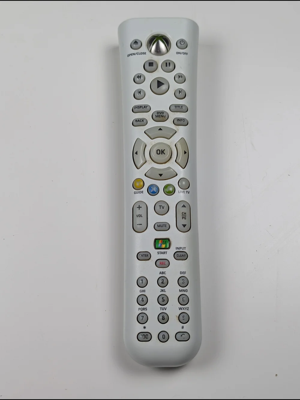 Xbox 360 White Wireless Controller Chatpad Media Remote Bundle OEM